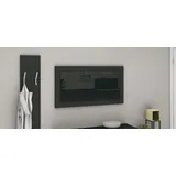 borchardt Möbel Spiegel BORCHARDT MÖBEL "Vaasa", schwarz (schwarz matt), B:75cm H:40cm T:2cm, Glas, Spiegel, mit Rahmen