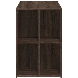 vidaXL Schreibtisch Braun Eichen-Optik 102x50x75 cm Holzwerkstoff