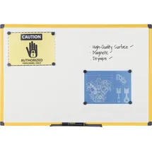Bi-Office Whiteboard 60 x 45 cm Gelb/Weiß