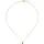 Jobo Collier Kette mit Anhänger 585 Gold Gelbgold / Braun