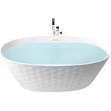 Beliani Chubut freistehende Badewanne 75 x 150 cm (230 l)