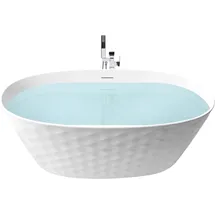 Beliani Chubut freistehende Badewanne 75 x 150 cm (230 l)