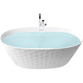 Beliani Chubut freistehende Badewanne 75 x 150 cm (230 l)