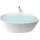 Beliani Chubut freistehende Badewanne 75 x 150 cm (230 l)