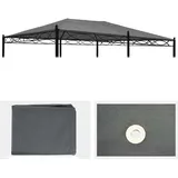 MCW Ersatzbezug Dach Pergola Pavillon Calpe 5x3m Grau 4,8 x 2,8 m