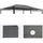 MCW Ersatzbezug Dach Pergola Pavillon Calpe 5x3m Grau 4,8 x 2,8 m