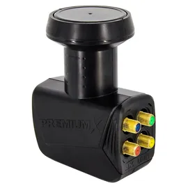 Premium X PremiumX Multischalter Set 5/4 Multiswitch Quattro LNB 8x F-Stecker,