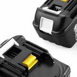 2 Packs 18V 5,0Ah 5000mAh BL1850B BL1830 BL1860 Ersatzakku für Makita 18V Baustellenradio DMR100 DMR110 DMR104 DMR106 DMR102 DMR108 DMR107 DMR109 DMR112 DMR115 Li-Ion