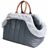 Nobby Tasche Akil grau 40 x 25 x 31 cm