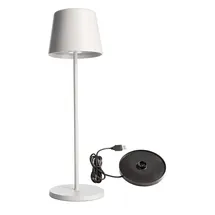 Deko-Light Akkuleuchte Canis LED-Akku-Tischlampe 3.5 W Warmweiß Weiß
