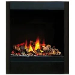 Dimplex Albany Opti-myst Elektroeinsatz: schwarz lackierter Stahl (Standard)