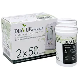 Human Nutrition Diavue Prudential Blutzuckerteststreifen 100 St.