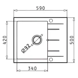 PYRAMIS Alazia (59x50) 1B 1D Beige + Excenterbetätigung