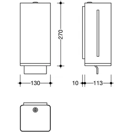 Hewi Schaumseifenspender 1000ml Anthrazitgrau