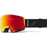 100% Norg Skibrille (Größe One Size, schwarz)