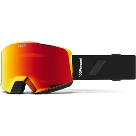 100% Norg Skibrille (Größe One Size, schwarz)