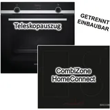Siemens Backofen ecoClean + Bosch Induktionskochfeld Booster autark 60cm