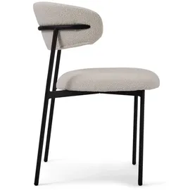 Furnhouse Esszimmerstuhl 2er-Set Diana ¦ creme ¦ Maße (cm): B: 55 H: 70