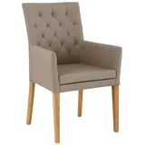 Home affaire Esszimmerstuhl Colorado BESTSELLER, mit Massivholzgestell grau