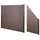 MCW Windschutz WPC-Sichtschutz Savoie 282 x 180 cm Braun 2 St.