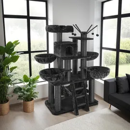 Tectake Gismo 195 cm schwarz