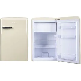 Amica KSR 361 160 B Retro-Kühlschrank (108 l, 875 mm hoch, Beige)