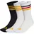 adidas 3-Streifen Dämpfende Sportswear Crew Socken 3er Pack Weiß/Schwarz/Gold 46-48