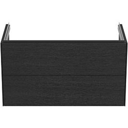 Ideal Standard Conca Waschtisch-Unterschrank T4575Y4 100x50x55cm, 2 Auszüge, Eiche geflammt Furnier