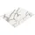 VOSSEN Badteppich Marble Beige 70 x 120 cm