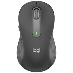 Logitech Signature M650L Large Graphite Wireless Maus für die rechte Hand