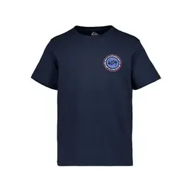 QUIKSILVER Herren T-Shirt blau Baumwolle, blau, Frühjahr/Sommer 2026