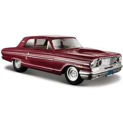 Maisto 31957 - Modellauto - Ford Fairlane Thunderbolt 1964 (rot, Maßstab 1:24) Modell Auto Spielzeugauto