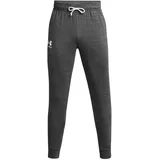 Under Armour Rival Terry Joggers - Castlerock Light Heather / Onyx White - M