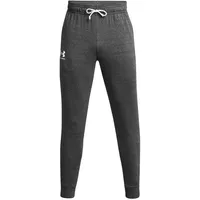 Under Armour Rival Terry Joggers - Castlerock Light Heather / Onyx White - M