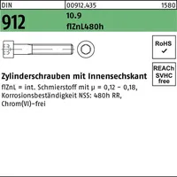 Hörger & Geßler DIN 912/ISO 4762 Zylinderkopf-Schaftschraube 10.9 M
