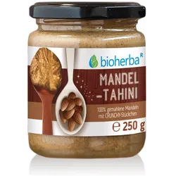Bioherba Mandel Tahini Crunchy 100% gemahlene Mandeln 250 g