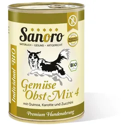 Sanoro BIO Gemüse-Obst-Mix 4 mit Bio-Quinoa 12x400g