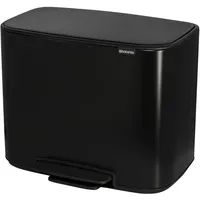 Brabantia Bo Treteimer 3 x 11 l Schwarz
