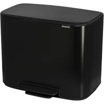 Brabantia Bo Treteimer 3 x 11 l Schwarz