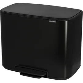 Brabantia Bo Treteimer 3 x 11 l Schwarz