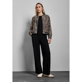 STREET ONE Damen, A212578 Blouson mit Leo-Muster, cub Brown, 44 - 44