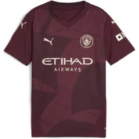 Puma Manchester City 24/25 Ausweichtrikot Jugendliche PUMA Dark Jasper Red Gr. 116 - 6 Jahre