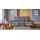 Home Affaire 3-Sitzer HOME AFFAIRE "Pareli 229cm, manuelle u. elektr. Relaxfunktion in 2 Sitzen", grau (anthrazit), B:229cm H:98cm T:142cm, Webstoff (95% Polyester 5%Nylon), Sofas, USB, KT-Verstellung, LED Beleuchtung, in Echtleder, Kunstleder, Web