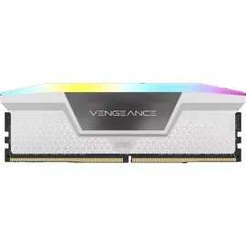 Corsair Vengeance RGB DDR5-5600 64GB Kit (2x32GB) CL40 Weiß CMH64GX5M2B5600C40W
