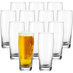 Montana Willi Becher Bierglas Helles-Glas 0,5 l 12er Set mit Eichung