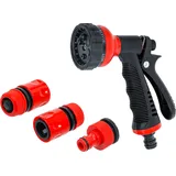 BGS Multifunktions-Garten-Handbrause 5-tlg. rot