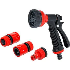 BGS Multifunktions-Garten-Handbrause 5-tlg. rot