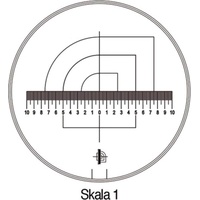 Schweizer Messskala Tech-Line Skala-D.25/2,5mm Duo-Skala 1 - Standard