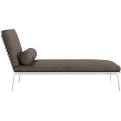 Norr11 Man Chaise Longue, dunes dark brown 21001
