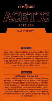 COMPARD Stoppbad (Essigsäure 60%) 5l (Angebot)